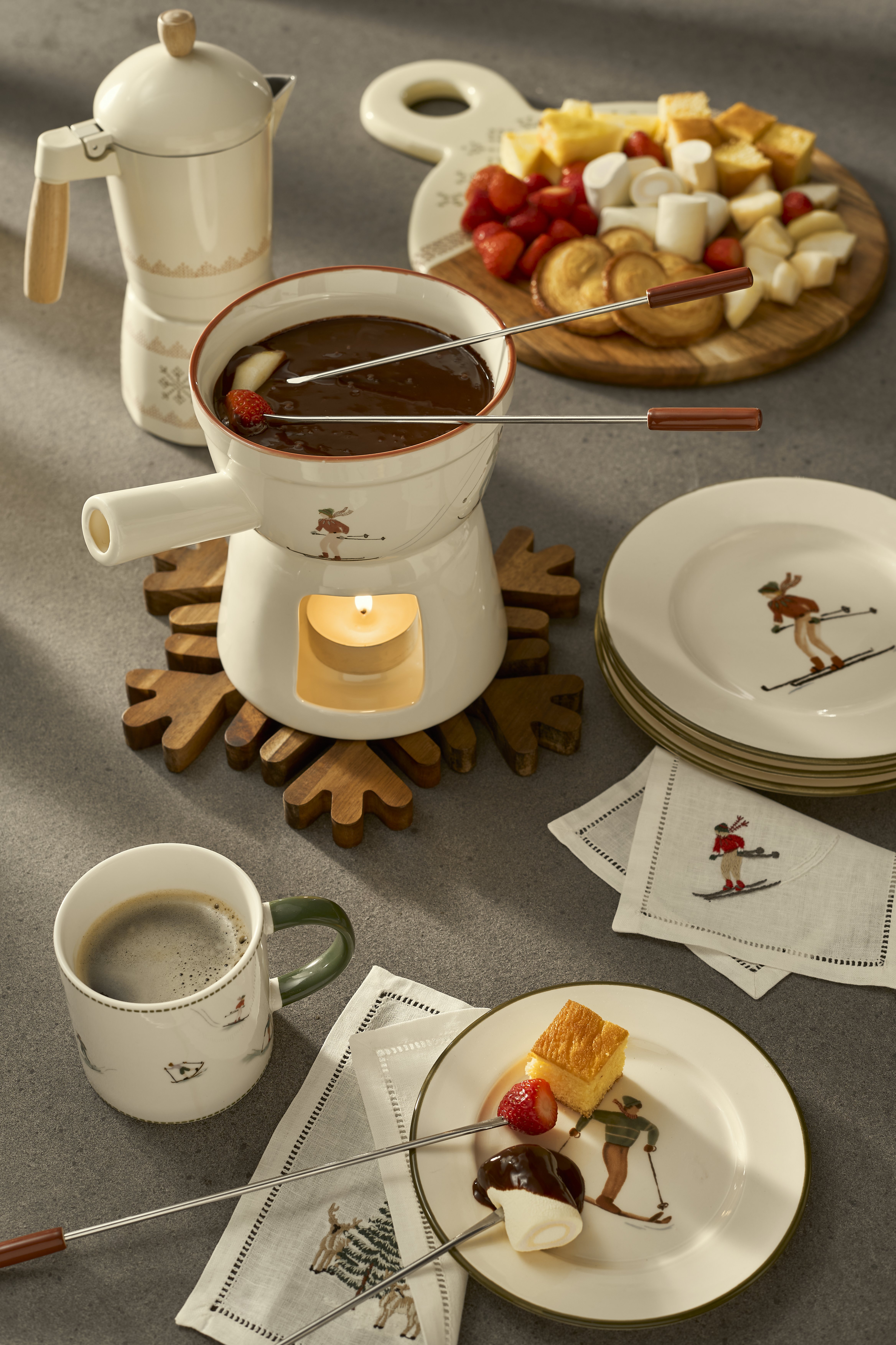 Fondue de chocolate